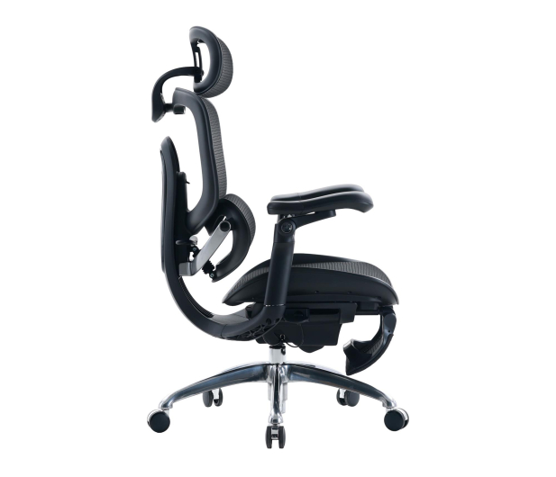 Sihoo DORO C300 PRO V2 czarny z podnóżkiem - 1598806 - zdjęcie 4